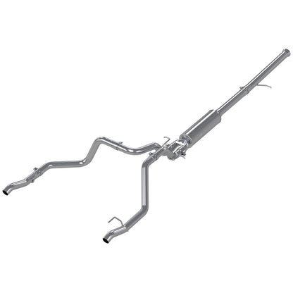 MBRP 2.5in Catback Dual Rear Exit Aluminized Exhaust | Chevy Silverado 1500 6.2L (19+) (S5065AL)