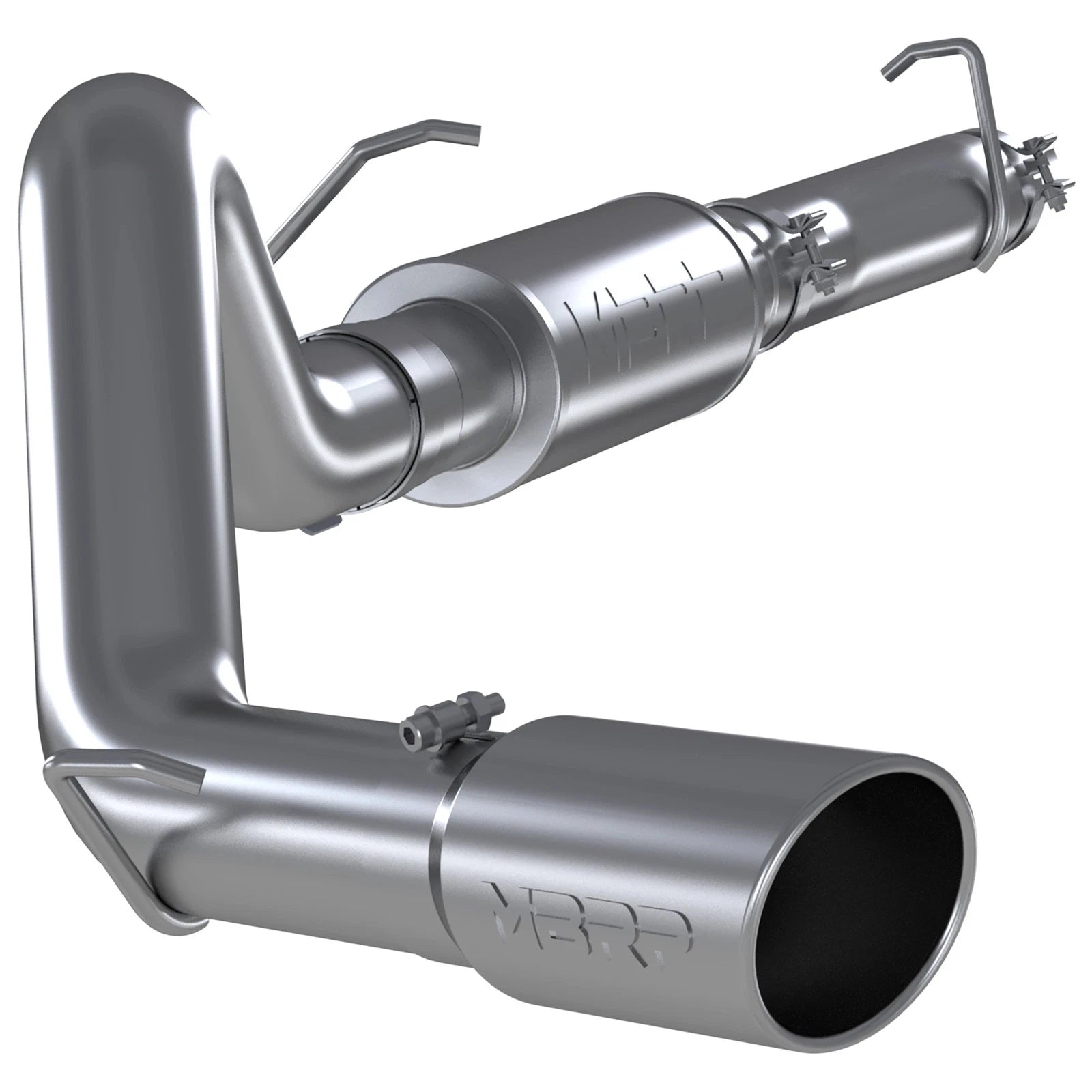MBRP 4in Cat-Back Single Side Exit Aluminum Exhaust | Ford E-250/E-350 Van 6.0L (04-07) (S6285AL)