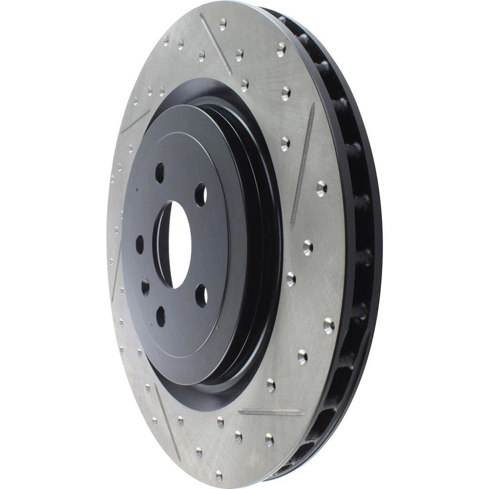 StopTech 127.62119L Rear Left Drilled Brake Rotor for 2009-19 CTS / 10-20 Camaro