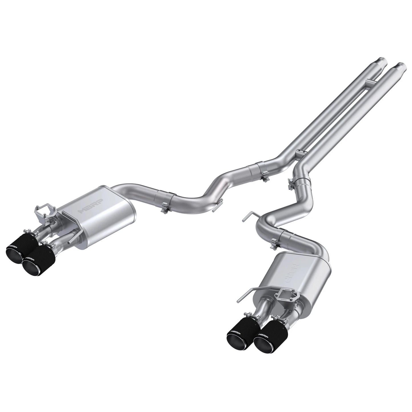 MBRP 4" Pro-Series Cat-Back Exhaust System | 2018-2023 Ford Mustang GT (S72093CF)