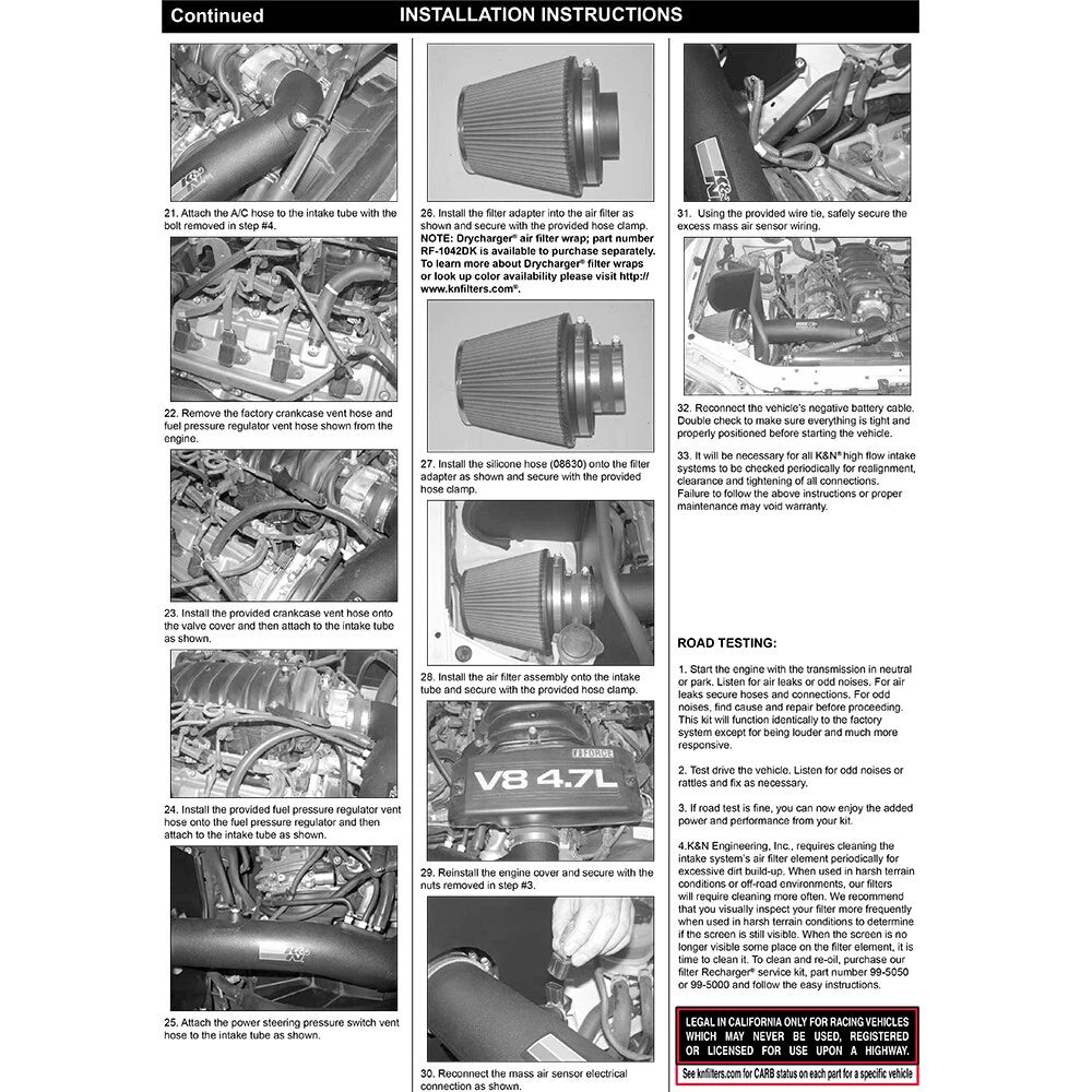 K&N AirCharger Performance Intake | Toyota Tundra / Sequoia (05-07) (63-9027)