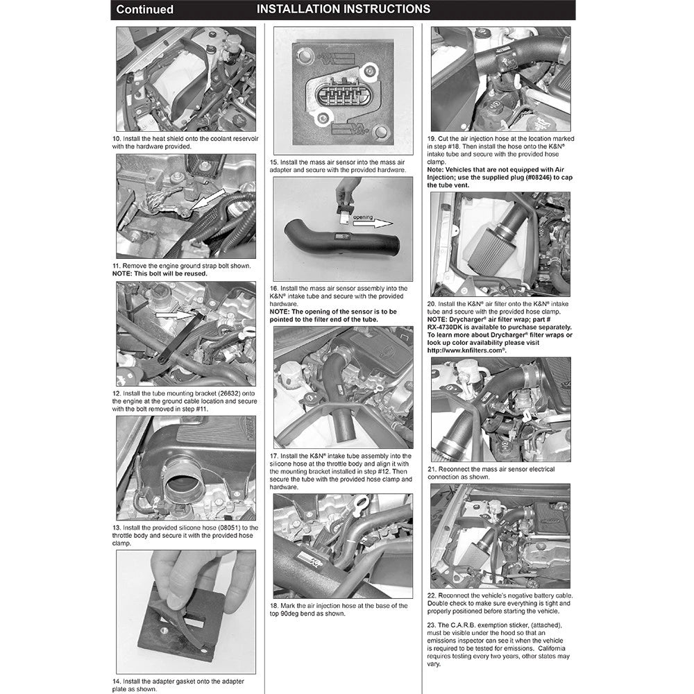 K&N 4.2L Performance Intake Kit | GM Trailblazer/Envoy (57-3062)