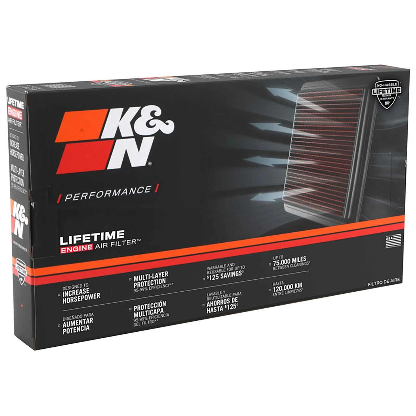 K&N Engineering Drop In Air Filter | Chevy 3.4L/3.8L/5.7L (93-97) (33-2042)