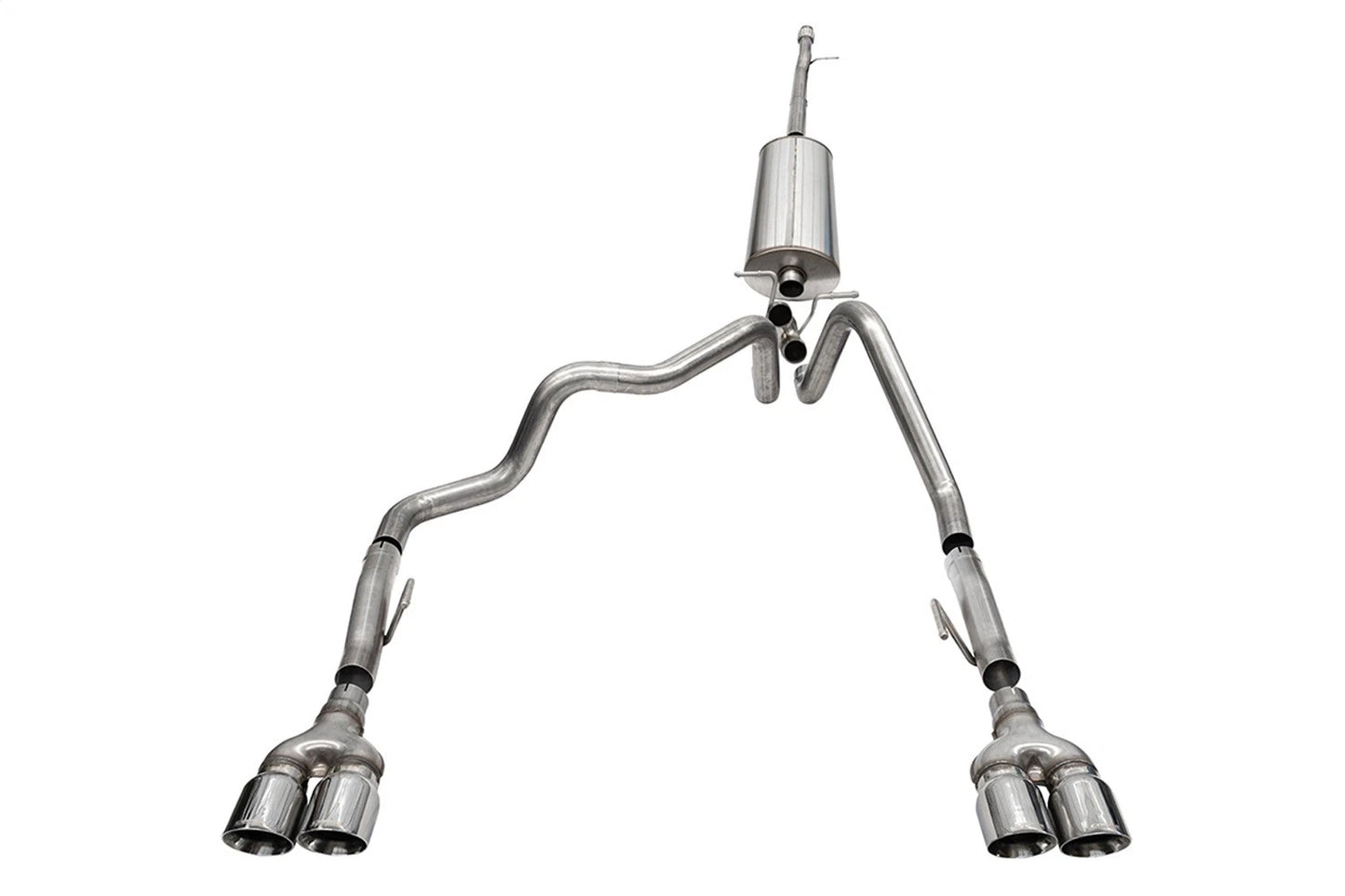 CORSA Sport / 3.0 in Cat-Back DRE Twin 4.0 in | Silverado/ZR2, Sierra AT4X 22-23 6.2L (21238BPC)