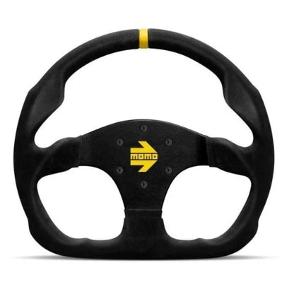 MOMO MOD.30 320mm Black Suede Steering Wheel (R1960/32S)
