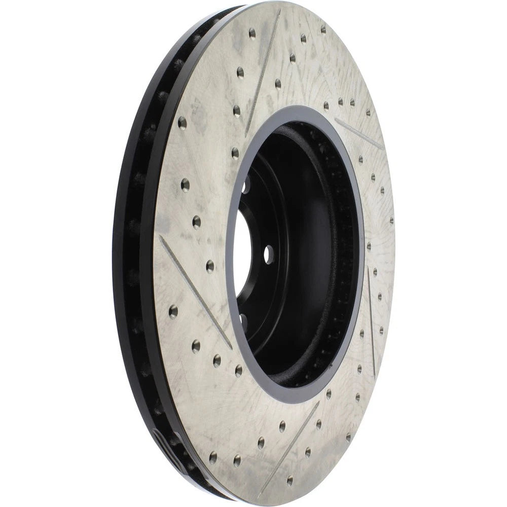 StopTech 127.34144L Front Left Drilled Brake Rotor for 2013-16 335i / 17-20 440i