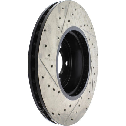 StopTech 127.34144L Front Left Drilled Brake Rotor for 2013-16 335i / 17-20 440i