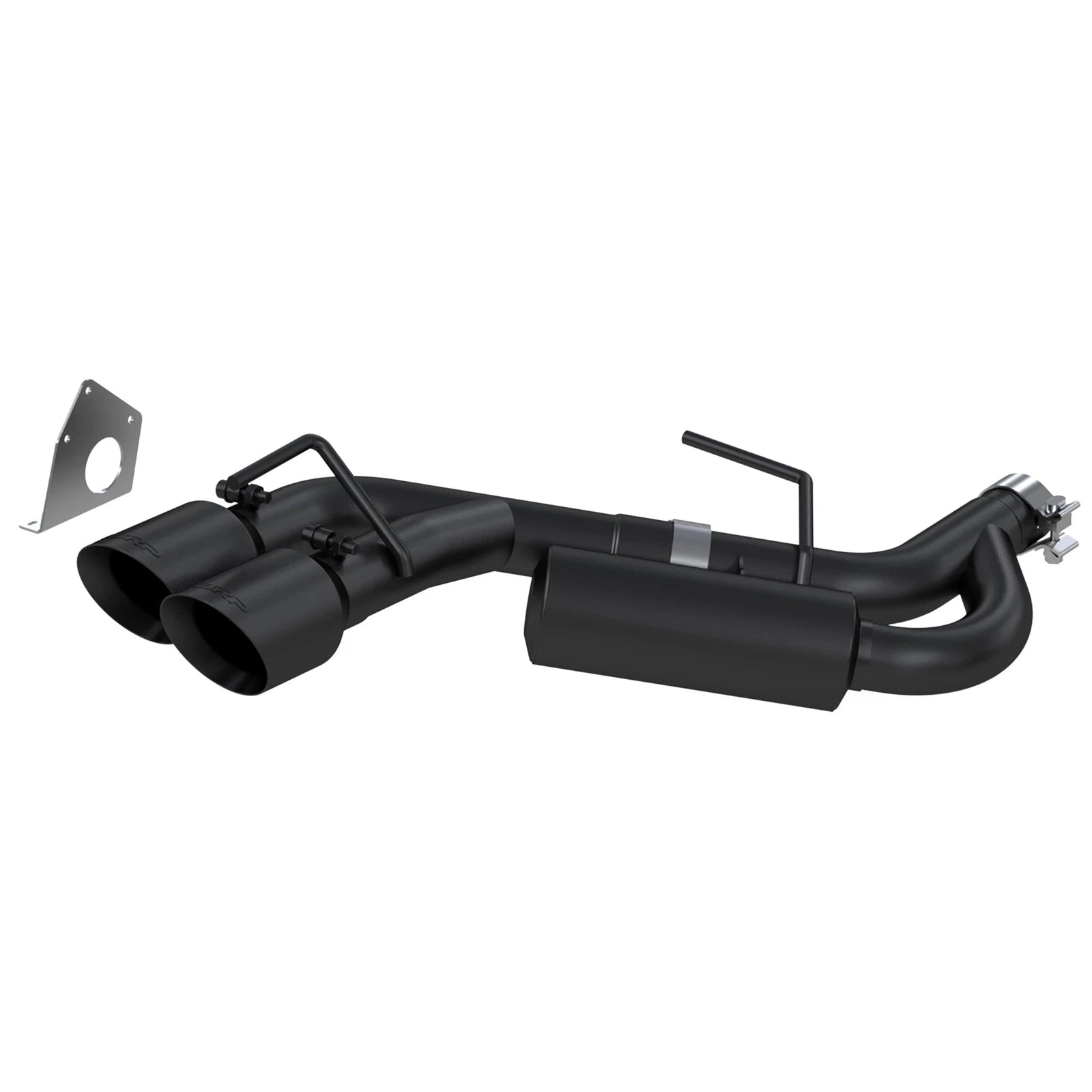 MBRP 2.5in BLK NPP Dual Axle-Back w/ 4in Quad Tips | Chevy Camaro V6 16-19 (S7039BLK)