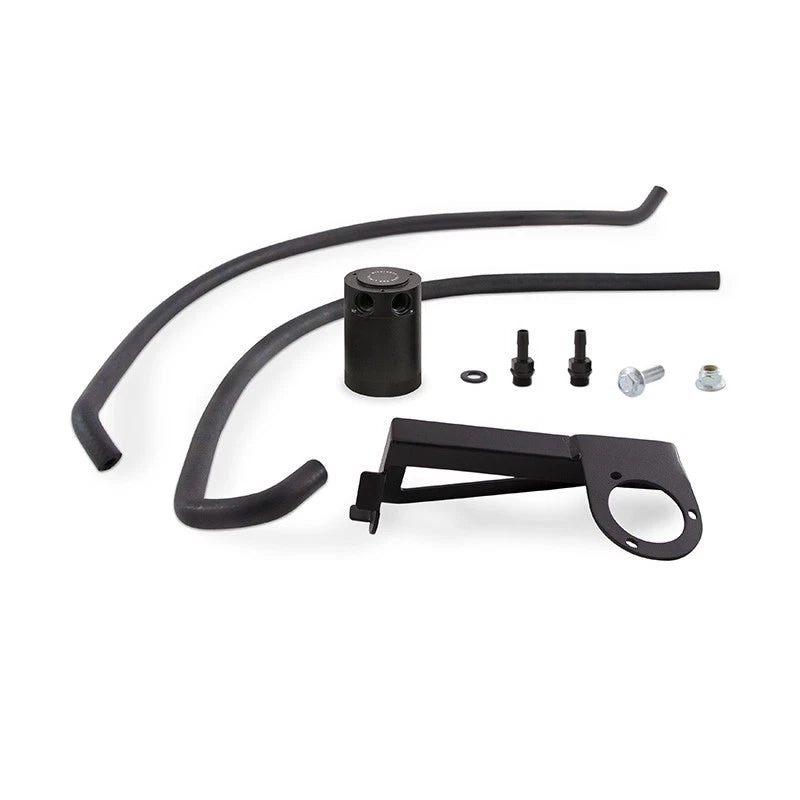 Mishimoto Baffled Catch Can Kit PCV Side Black | 2013-2016 Ford Focus ST (MMBCC-FOST-13PBE2)
