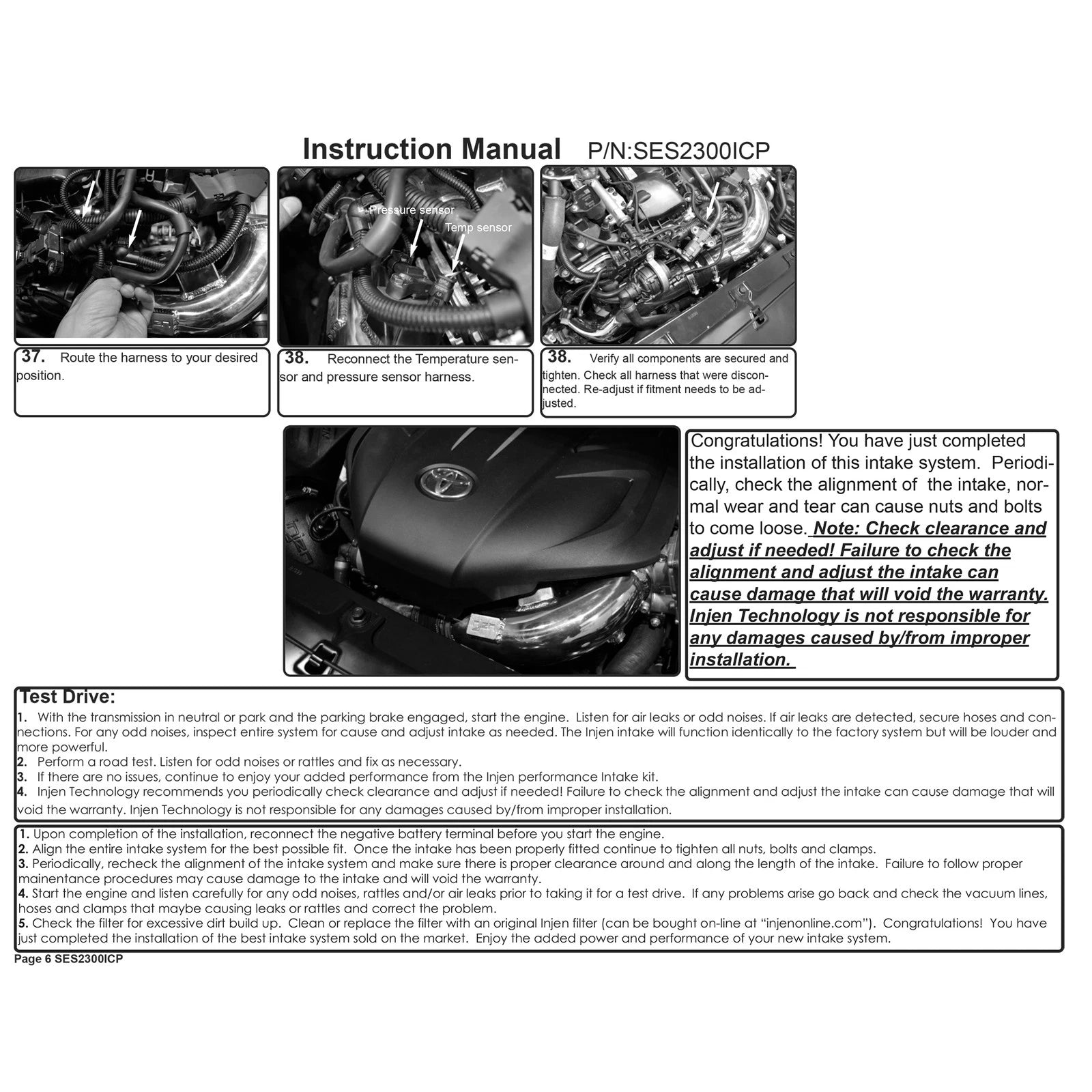 Injen Power Package - Wrinkle Black | BMW Z4 / Toyota Supra (18-26) (PK2300WB)