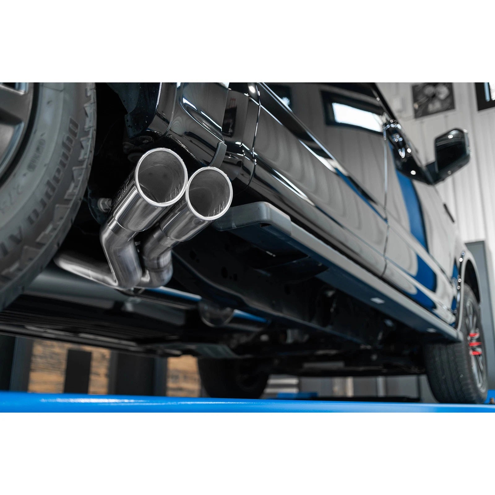 MBRP 3in Cat-Back Pre-Axle Dual Outlet Exhaust w/ 4in OD Tips | Ford F150 (15-20) (S5262AL)