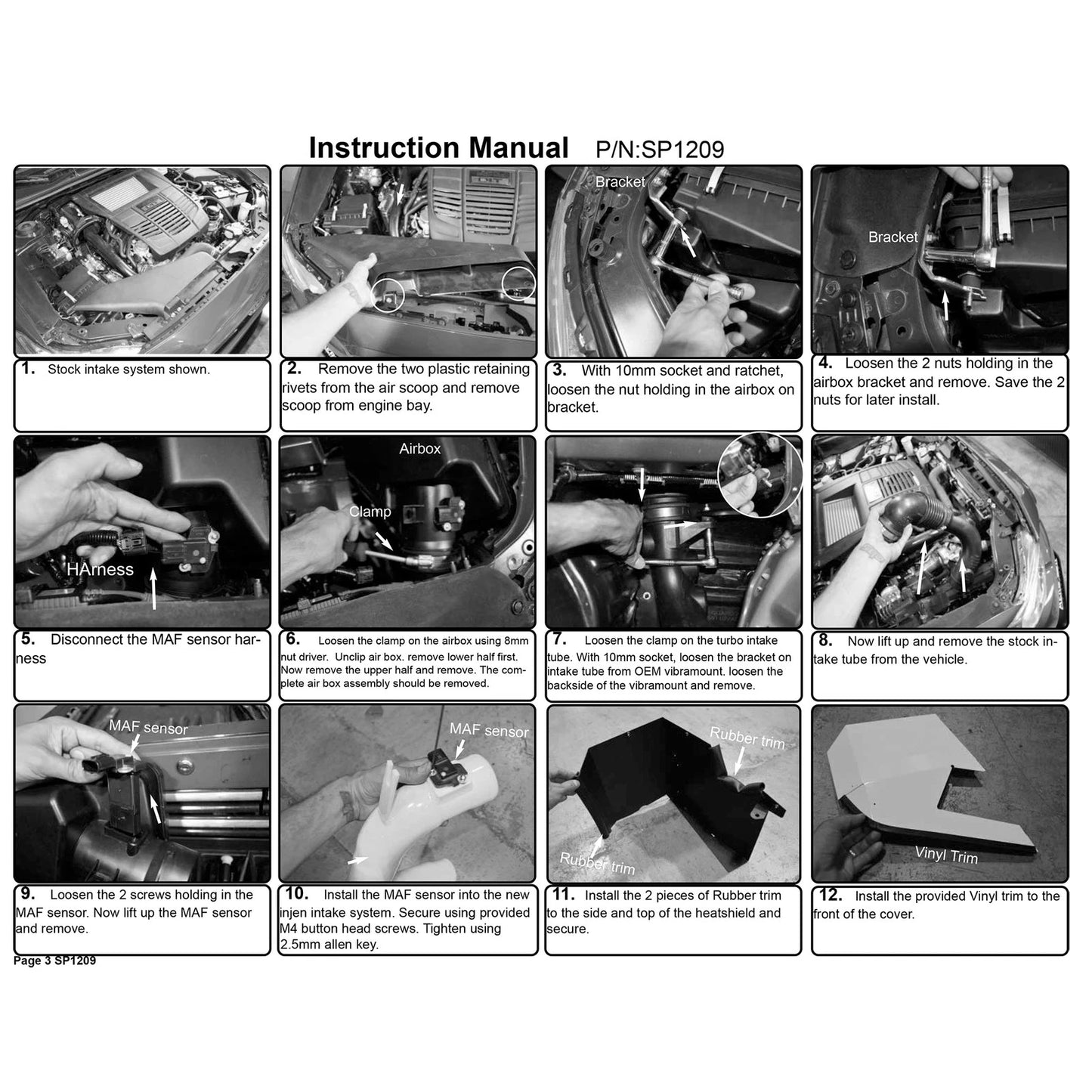 Injen 15-21 Subaru WRX 2.0L Polished Cold Air Intake | Subaru Impreza/WRX (07-12 / 14-21) (SP1209P)