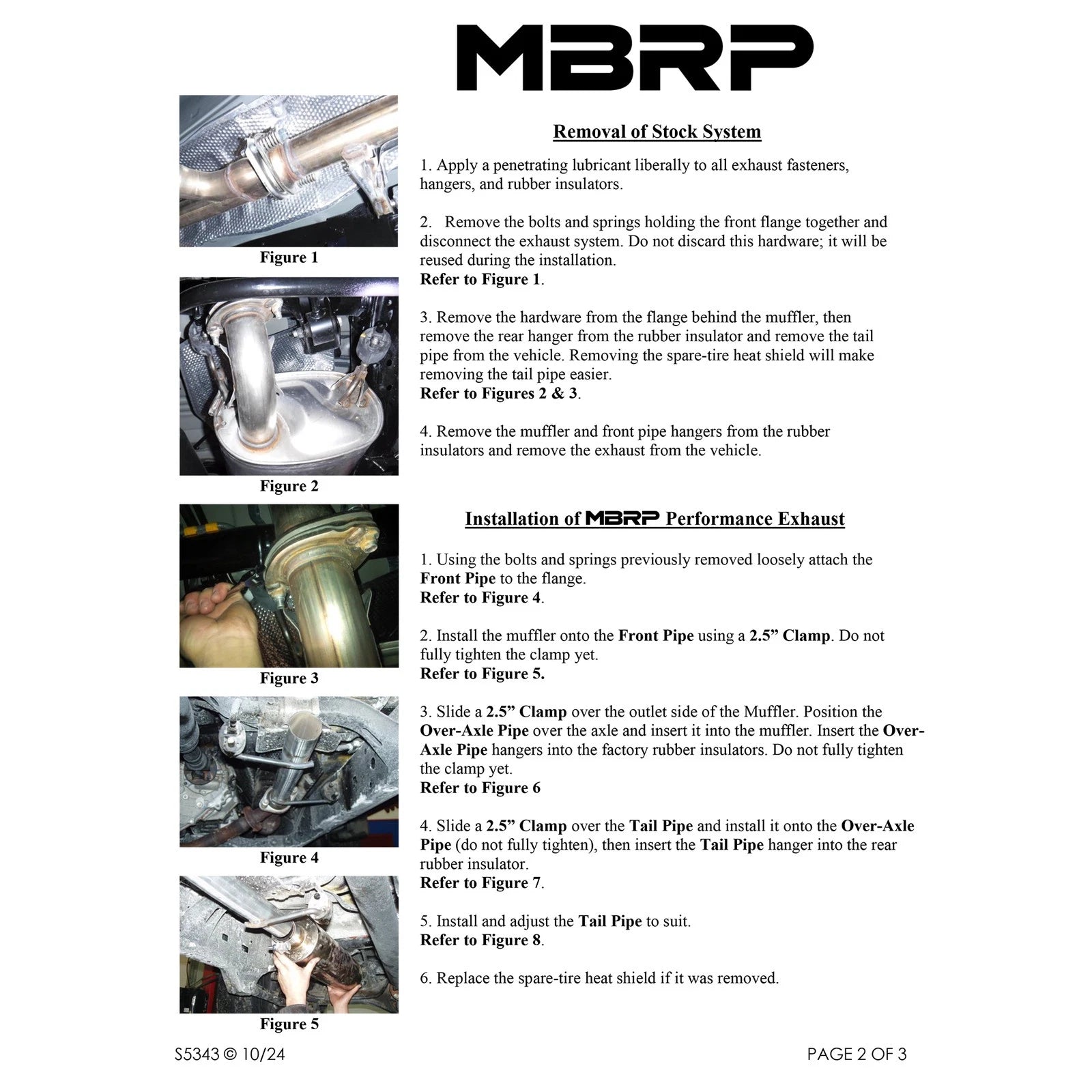 MBRP 3in 2.5in Cat-Back High-Clearance Single Rear Exit Exhaust | Toyota 4Runner (04-21) (S5343AL)