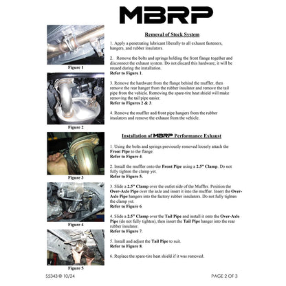 MBRP 3in 2.5in Cat-Back High-Clearance Single Rear Exit Exhaust | Toyota 4Runner (04-21) (S5343AL)