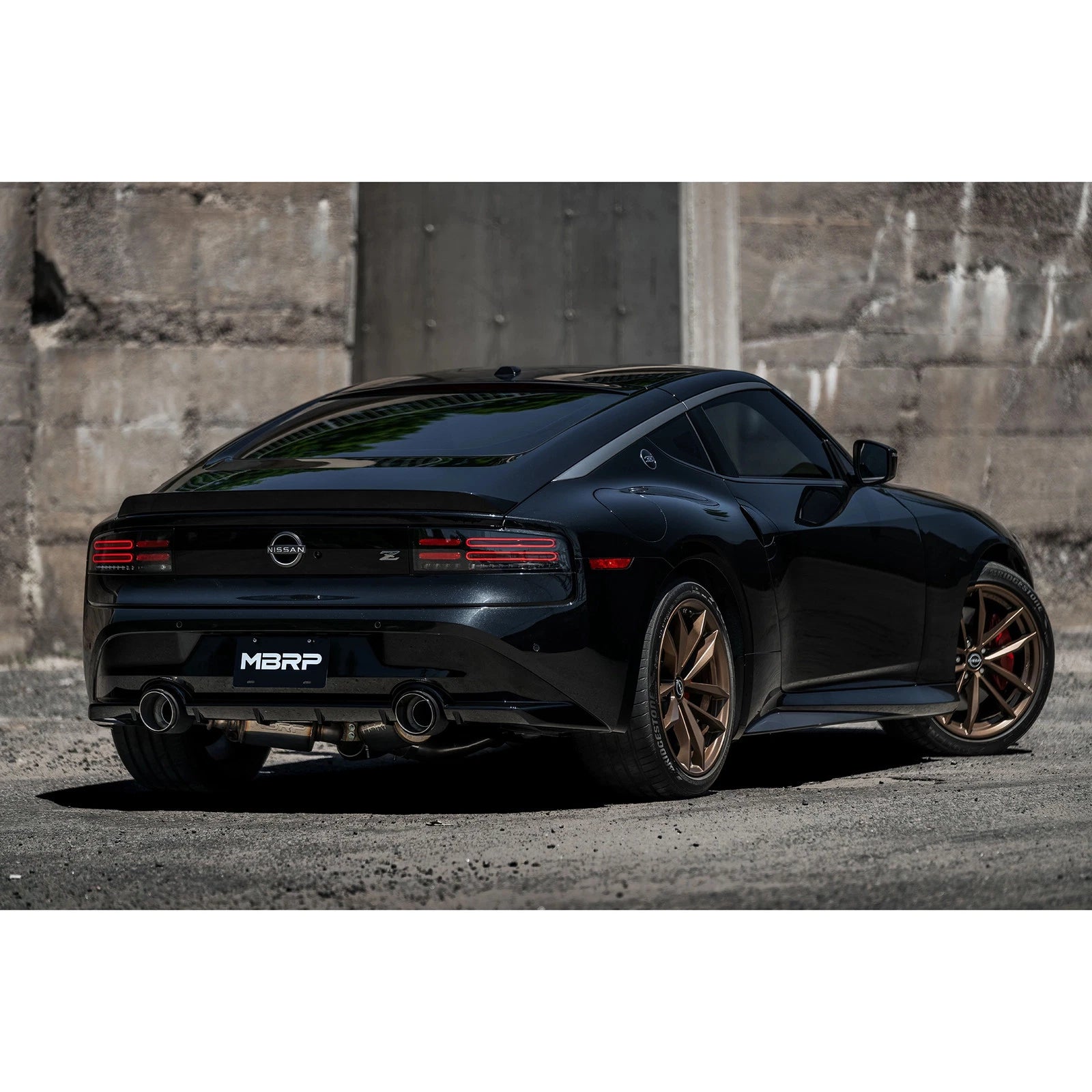 MBRP 3.0L Armor Pro T304 Stainless Steel Cat-Back Dual Rear Exit CF Tip | Nissan Z (23-24) (S44083CF)