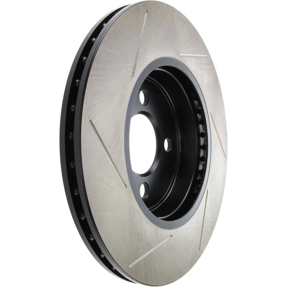 StopTech 126.34100SL Front Left Slotted Brake Disc Rotor for 2007-16 Mini Cooper