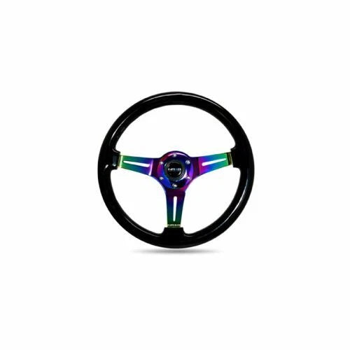 NRG 350mm Steering Wheels - NeoChrome Spokes - Standard Colors (ST-015MC)