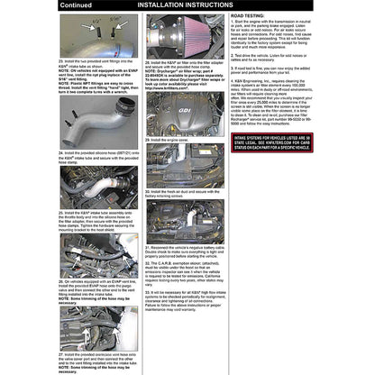 K&N Typhoon Short Ram Intake | Hyundai Sonata / Kia Optima (11-15) (69-5301TTK)
