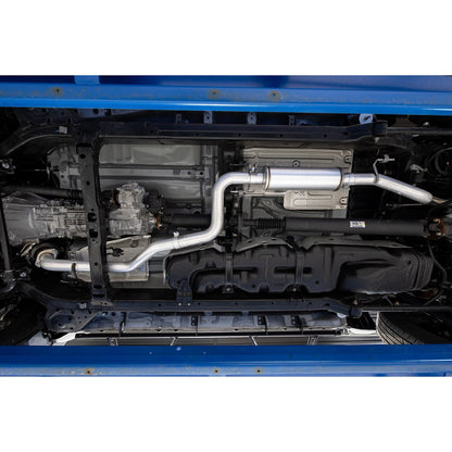 MBRP 2.4L (Excl Leaf Spring) 3in Cat-Back Single Exit Black-Coated Aluminized Steel | Toyota Tacoma (24) (S5323BLK)