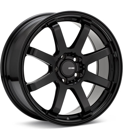 Enkei Vanquish Black | 18x8" +45mm | 5x114.3mm Wheel