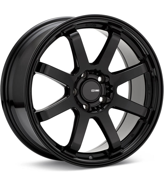 Enkei Vanquish Black | 18x8" +45mm | 5x114.3mm Wheel
