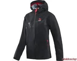 Akrapovic Womens Corpo Rain Jacket Black - M