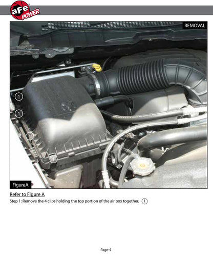 aFe Magnum FORCE Stage-2 CAI w/ Pro 5R Filter Dodge Ram 09-24 (54-12402)