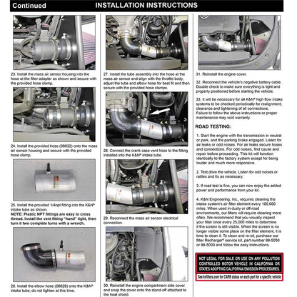 K&N 69 Series Typhoon Performance Intake Kit | Cadillac CTS 3.6L (08-11) (69-4528TS)