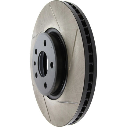 StopTech 126.33136SL Front Left Slotted Brake Rotor for 08-17 Audi A5 / 12-19 A6