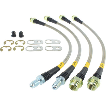 StopTech 950.46509 Rear Braided Brake Line for 2007-15 Outlander / 09-16 Lancer