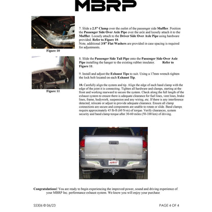 MBRP 2.5in Cat-Back Dual Split Side Exit Exhaust | Toyota Tundra 4.7L/5.7L V8 (07-09) (S5306409)