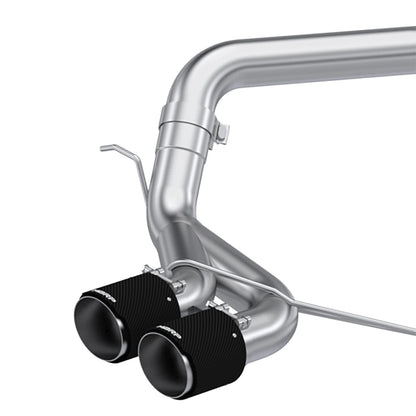 MBRP 3in T304 D&S Cat-Back Exhaust w/ CF Tips | Ford Focus ST 13-18 (S42013CF)