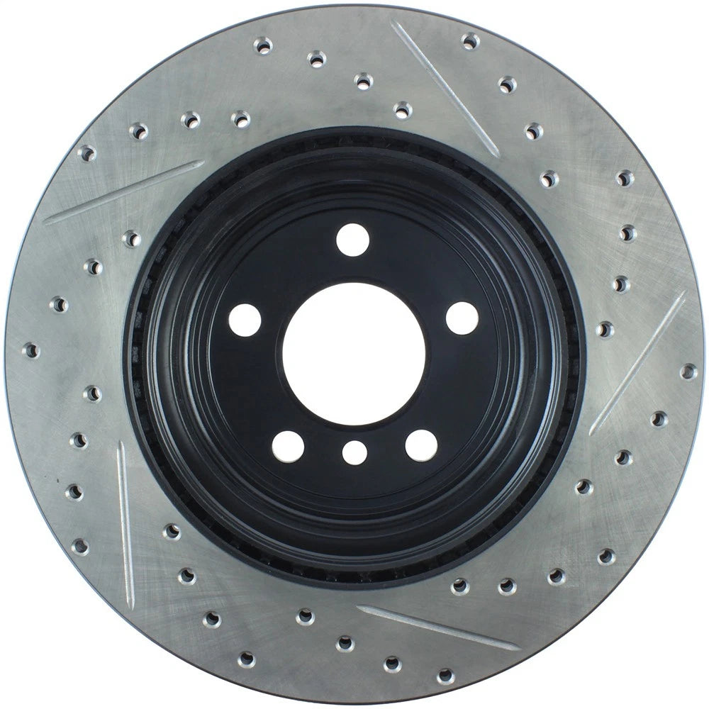 StopTech 127.34141R Rear Right Drilled Brake Rotor for 2017-19 330i / 12-16 335i