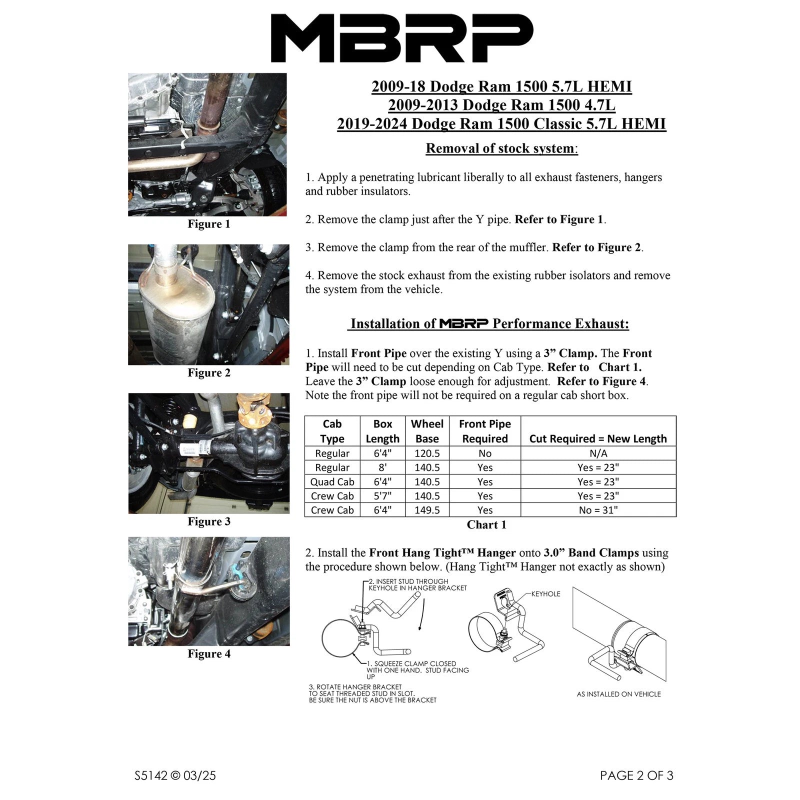 MBRP 3in. Cat-Back Single Side Exit Exhaust | Dodge Ram 1500 5.7L (09-14) (S5142BLK)