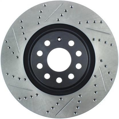 StopTech 127.33144R Front Right Drilled Brake Rotor for 2014-19 S3 / 12-17 VW CC