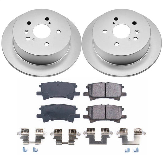 PowerStop CRK5333 Rear Disc Brake Kit Pads for 2004-07 Highlander / 07-09 RX350
