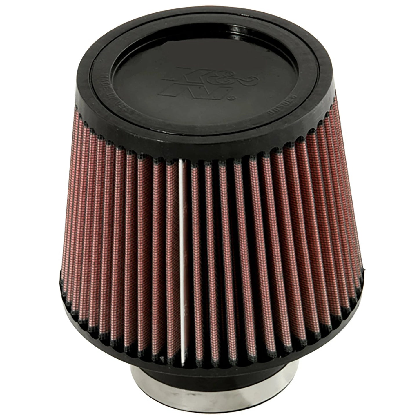 K&N RU-5176 Universal Round Tapered Performance Washable Air Filter for Intake
