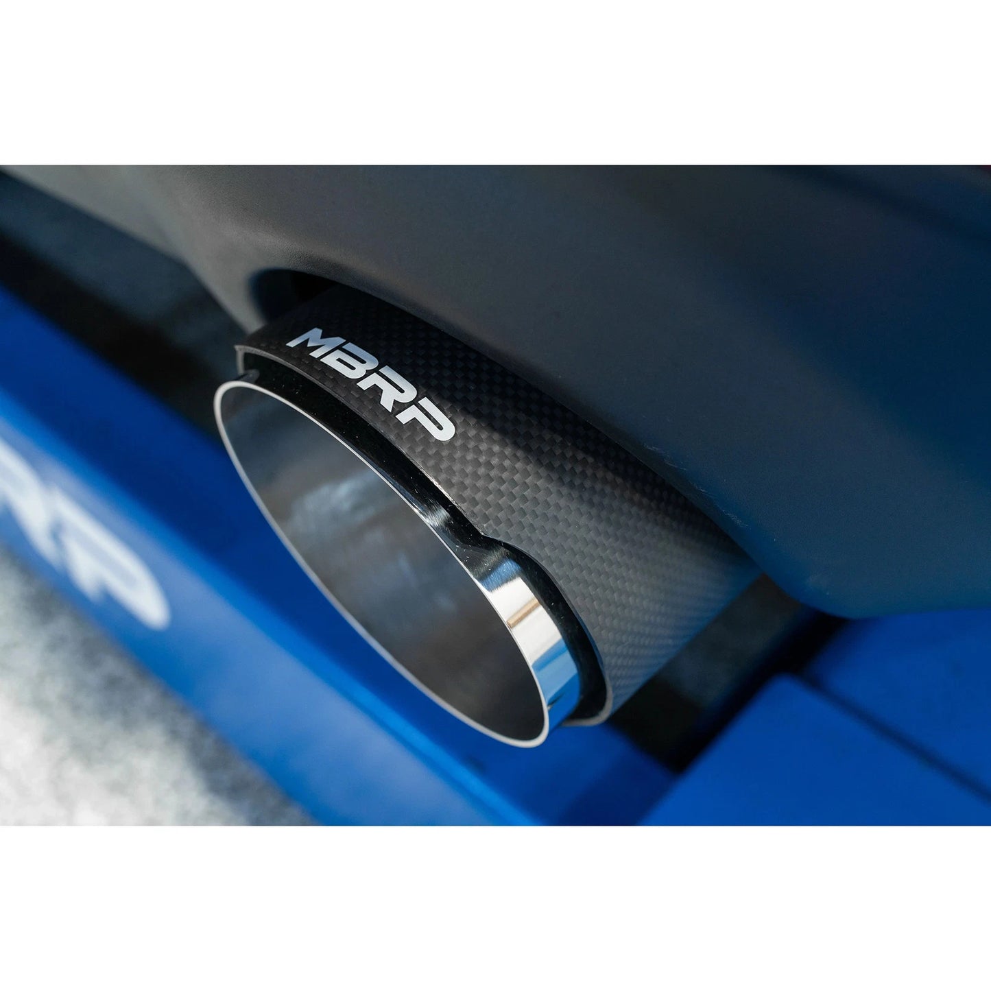MBRP 3in Dual Rear SS Cat-Back Exhaust w/ Carbon Tips Dodge Charger 17-21 (S71173CF)