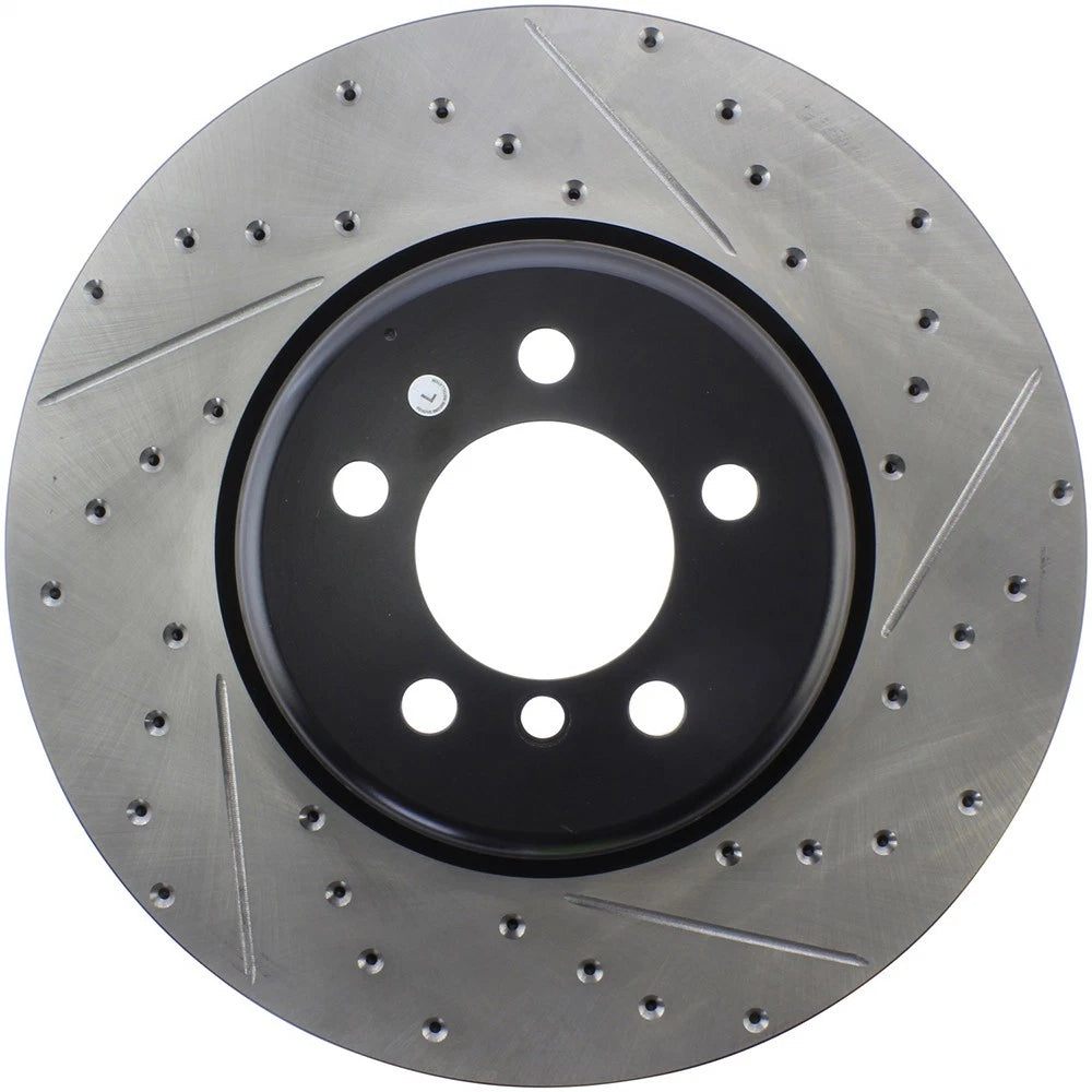 StopTech 127.34144L Front Left Drilled Brake Rotor for 2013-16 335i / 17-20 440i