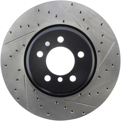 StopTech 127.34144L Front Left Drilled Brake Rotor for 2013-16 335i / 17-20 440i