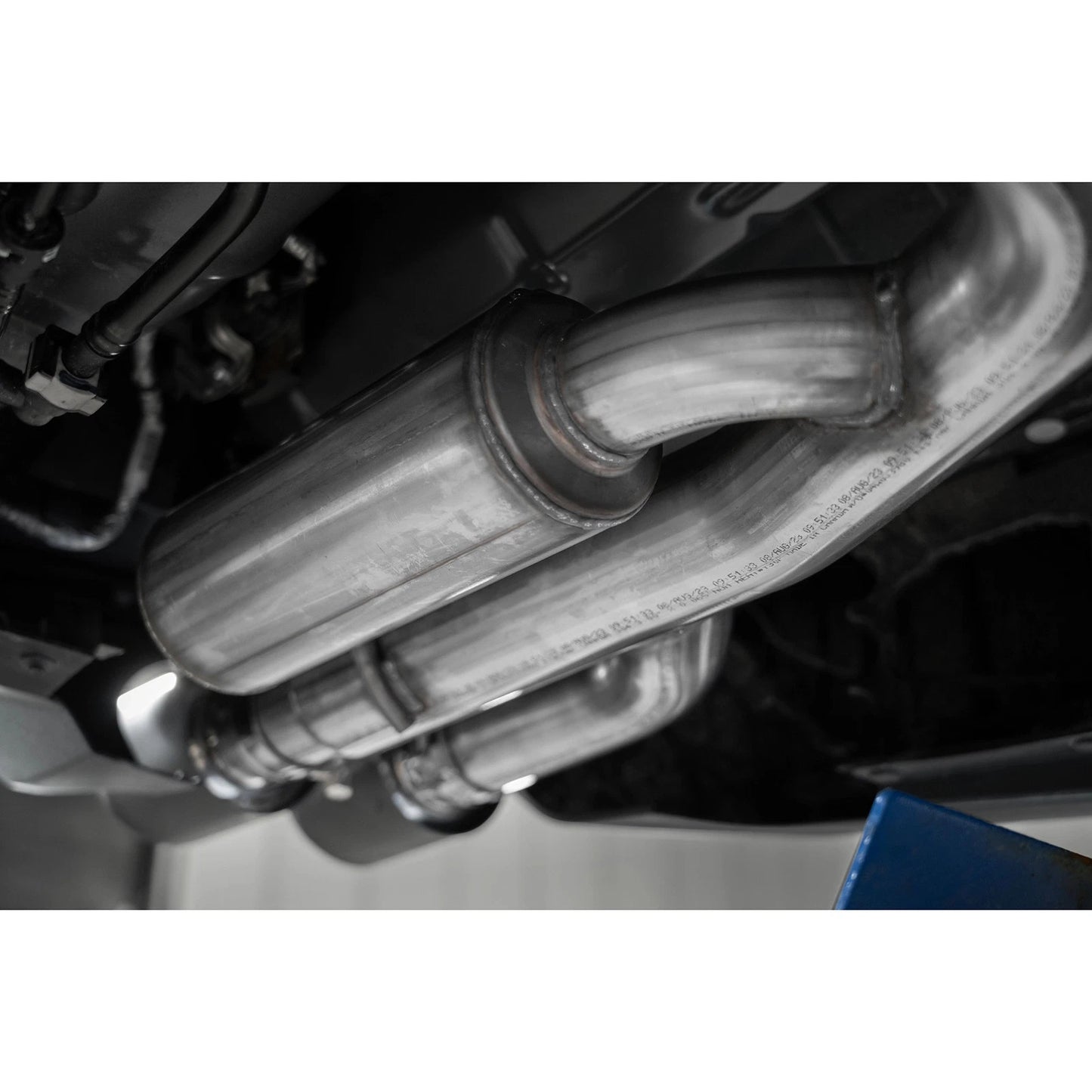 MBRP 2024+ Ford Mustang 5.0L Blk Alum. SS 3in Cat-Back Exhaust w/ Quad Blk Tips (Valve Delete) | Ford Mustang (S7282BLK)