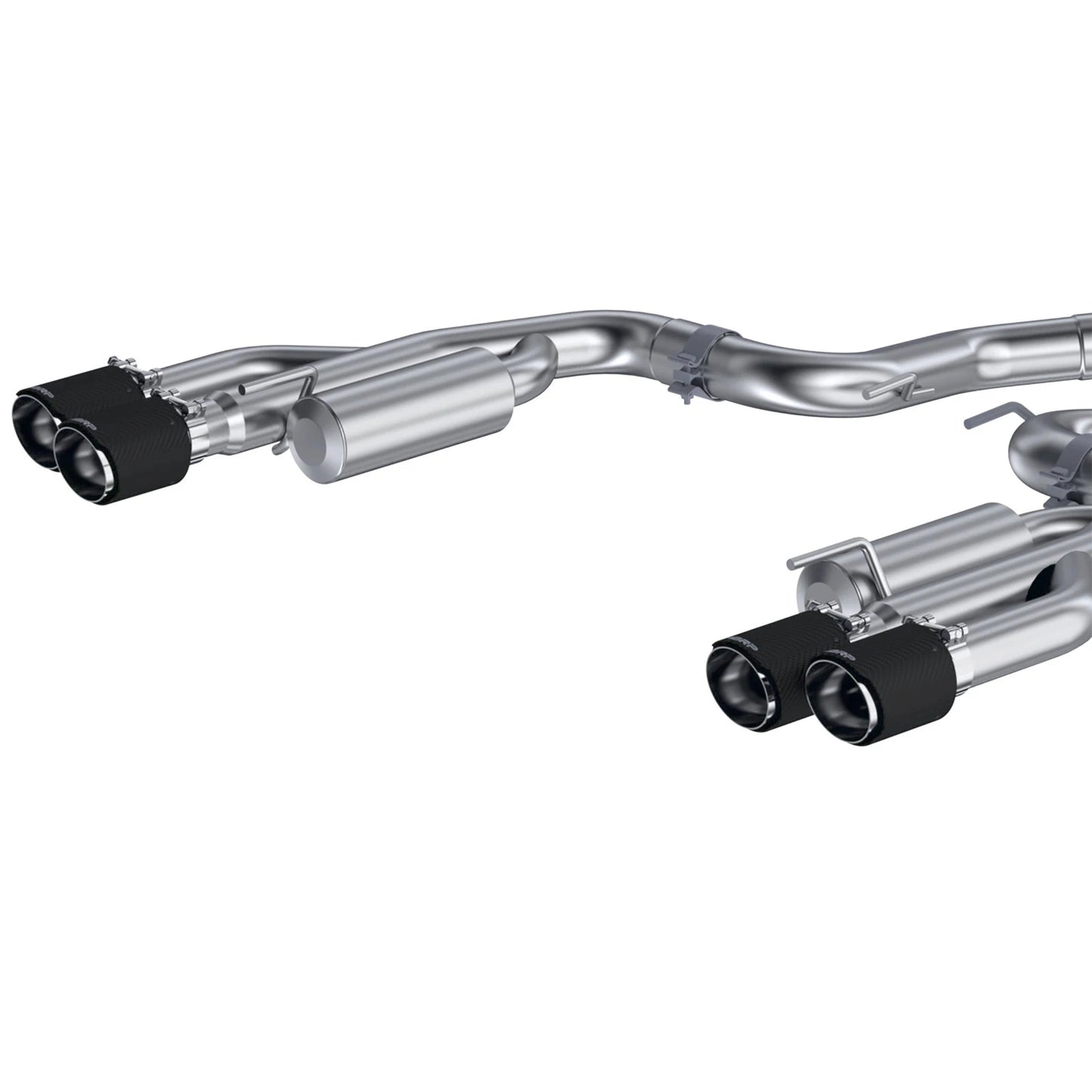 MBRP 3" Race D&S Cat-Back w/ CF Tips | Ford Mustang GT (S72073CF)