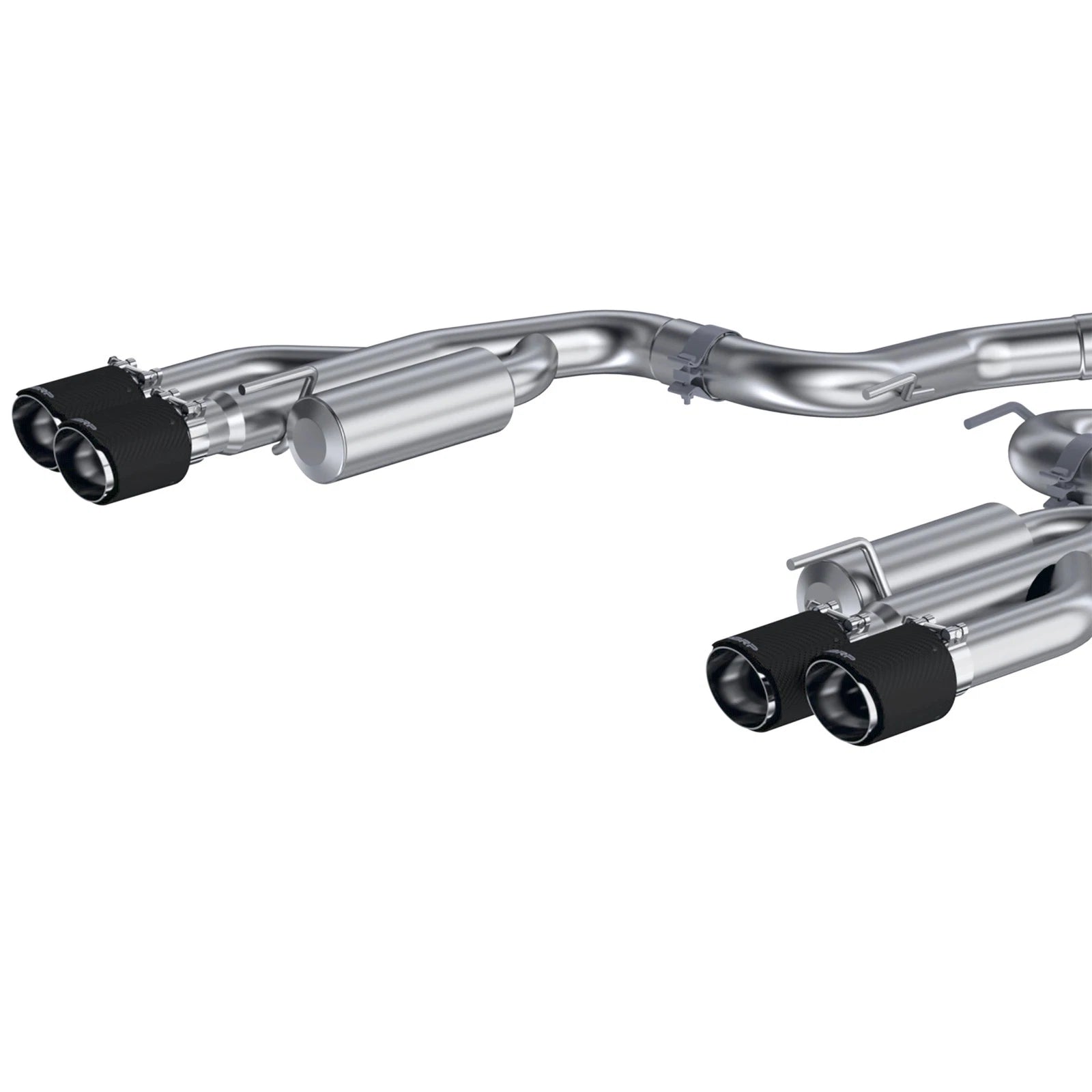 MBRP 3" Race D&S Cat-Back w/ CF Tips | Ford Mustang GT (S72073CF)