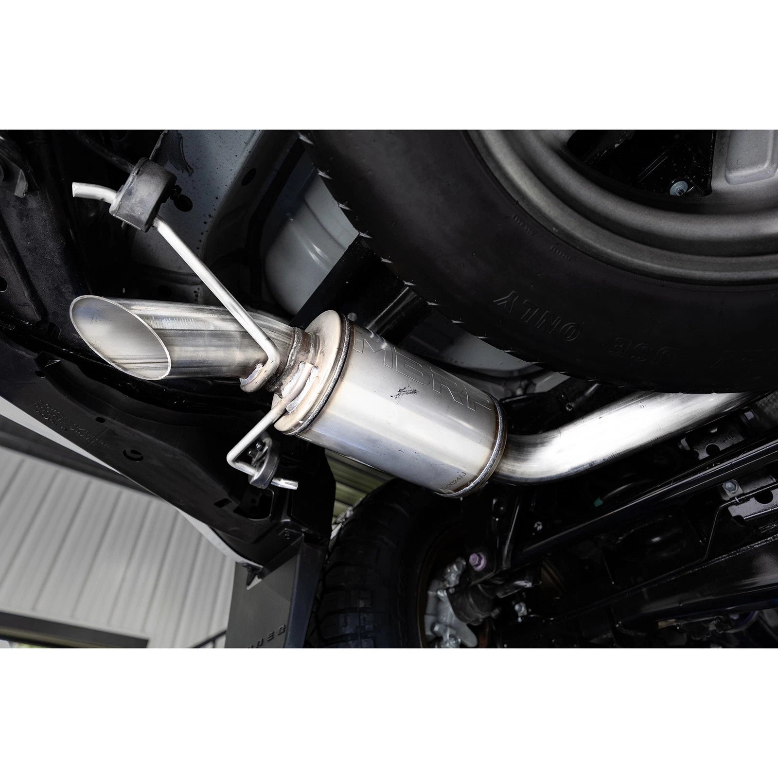 MBRP 3in Single Rear High-Clearance Turn Down | Toyota 4Runner (25-26) (S5344AL)