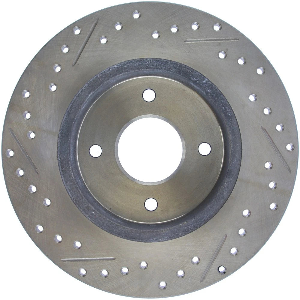 StopTech 127.42021L Rear Left Drilled Disc Brake Rotor for 1984-85 Nissan 300ZX