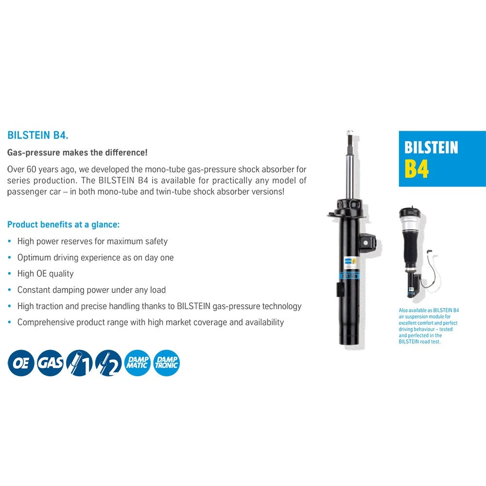 Bilstein B4 Audi A4 Base Front Twintube Shock Absorber