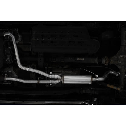 MBRP 3in Tip 3in Cat Back Turndown Exit Street Profile | Nissan Frontier (22-23) 3.8L (S5409AL)