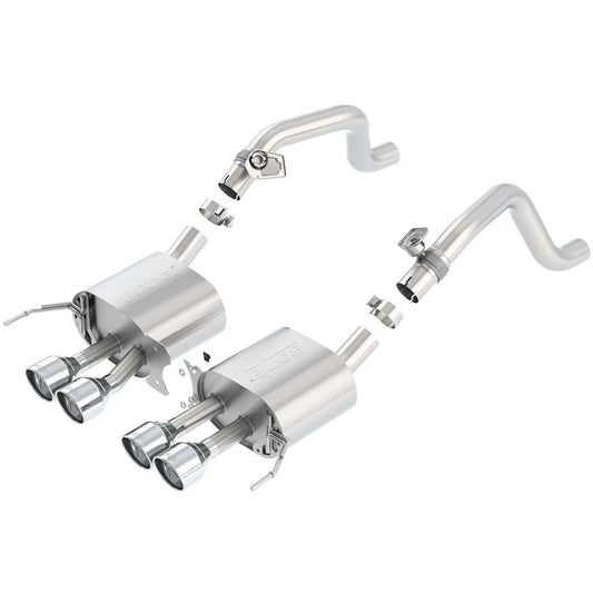 Borla Axle-Back Exhaust System - S-Type | 2014-2018 Chevrolet Corvette 6.2L (11877)
