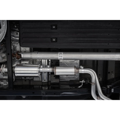 MBRP Aluminized Dual Pre-Axle Cat Back Exhaust w/ 2.5in OD Tips | Ford F150 (21+) (S5219AL)