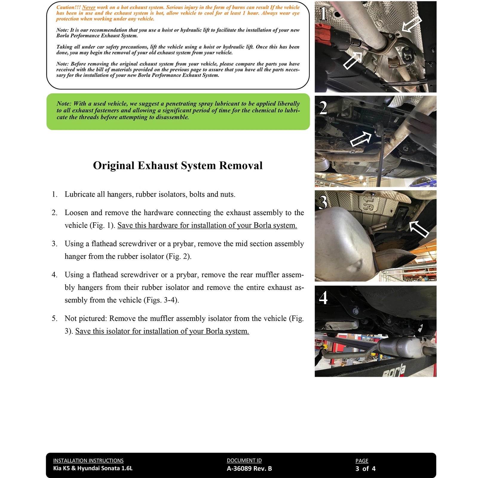 Borla S-Type Cat-Back Exhaust | Kia K5 LX/EX 1.6L (21-23)